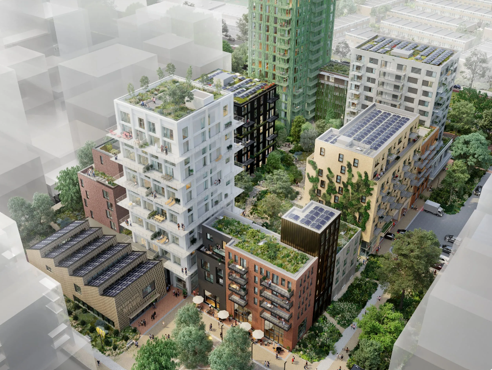 Merwede B13 CIX Utrecht - 306 appartementen en parkeergarage - Opdrachtgever Merwede Vijf, binnenstedelijke woningbouw